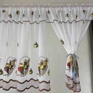 100% poliestere colorato all'ingrosso finestra <span class=keywords><strong>cucina</strong></span> tenda pronto - Product Image 4