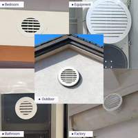 Grille de ventilation de plafond en alliage d'aluminium à bride, moderne, sans soudure, avec revêtement en poudre, pour systèmes CVC