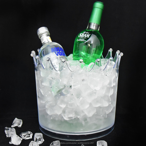 Personnalisé <span class=keywords><strong>5</strong></span> litres en plastique transparent seau à glace de vin de bière pour le <span class=keywords><strong>club</strong></span> de barre - Product Image 4