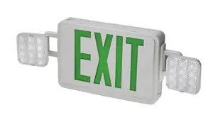 Emergency Exit Signs Made By FEITUO: JLEC2RWRC MADE IN Vietnam Save The Add. 25% US Tariffs UL Listed LED Emergency Light Combo Exit Sign Light