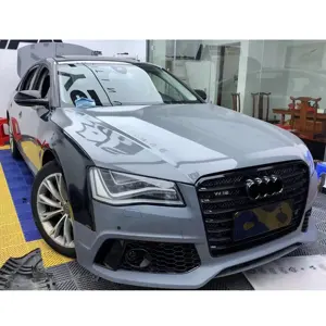 RS8 style bumper for Audi A8 S8 D4 2011-2018 body kit include front bumper assembly W12 grille