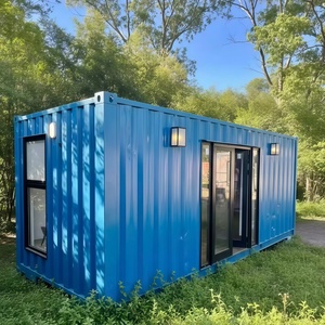 בית מכולה נייד מוכן למגורים בגודל 20 רגל, בית עץ קטן יוקרתי, תוצרת מפעל סיני, ניתן להרחבה - Product Image 1