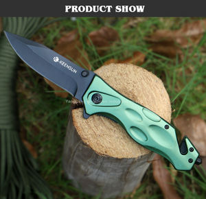 ポケットナイフ3Cr13ブレードマルチ折りたたみ式カッターとガラスブレーカ付き - Product Image 5