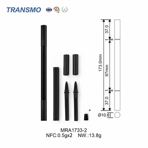 Tubo de plástico cosmético 2 en 1 de doble punta, personalizable, mate, de doble aplicador, para delineador de ojos en gel, éxito de ventas. - Product Image 2