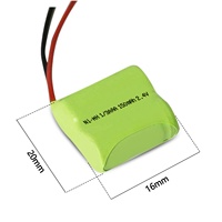 Paquete de batería recargable NiMH 1/3AAA 150mAh 2,4 V baterías AAA para GP - 17AAAH GP - GP17AAAH Sanyo-