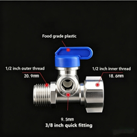 Adaptateur d'arrêt d'angle personnalisé en acier inoxydable SUS 304 316L, raccord rapide de qualité alimentaire pour tuyau, pièces et accessoires pour filtre purificateur d'eau RO