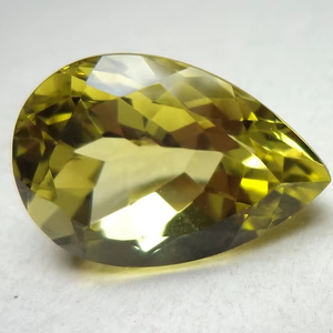 หินเลมอนควอทซ์สีเหลืองธรรมชาติอัญมณีอัญมณีเจียระไนแบบหลวมขนาดเท่าของจริงขายจำนวนมากในราคาโรงงานสำหรับเครื่องประดับ - Product Image 1