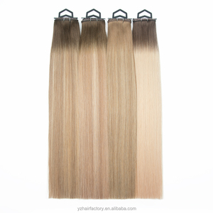ผมต่อแบบขายส่ง Butterfly Weft ไฮไลท์ผมแท้แบบ Double Weft จัดเรียงเกล็ดผม Genius Hole Weft - Product Image 2