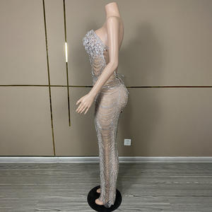 المنتجات الأكثر مبيعًا وصلت حديثًا أنيقة طويلة من الشراريب فستان ضيق للنساء مثير لحفلات السهرة - Product Image 5