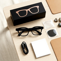 Gafas Inteligentes CY03 con Cámara de 8 Megapíxeles, Fotos, Videos, IA, Chat, Traducción GPT, Audio y Conexión Inalámbrica para Hombres y Mujeres