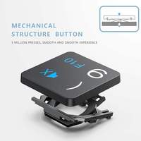 Teclado Bluetooth Plegable de Aluminio y ABS, Recargable, 58 Teclas, con Soporte para Teléfono, Certificado CE ROHS