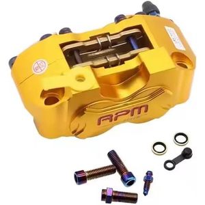 Système de freinage universel pour moto électrique, petite pompe de frein silencieuse à 4 pistons, sans verrouillage, anti-friction - Product Image 2