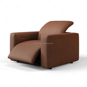 FERLY Modern Leather Reclining <strong>Chair</strong> Contemporary Lounge <strong>Chair</strong> for Living Room Furniture Set - Product Image 6