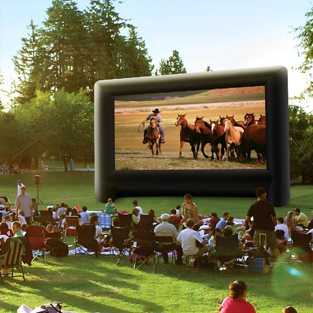 Customization Outdoor Inflatable Movie Screen Giant Inflatable Screen Shot for Sale