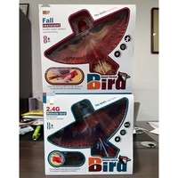 2024 nouveau produit Simulation extérieure électrique télécommande oiseau volant planeur Drone main lancer oiseau volant jouet avec lumière