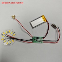 Vente en gros de cartes de circuits imprimés rechargeables USB 5V sans soudure carte de contrôle PCB CCT couleur unique pour lampes de nuit en bois à capteur tactile bricolage