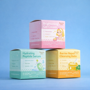 High Quality Custom Embossed Gold Foil Matt Laminated Folding Carton Paperboard Packaging <b>for</b> Cosmetic <b>Gifts</b> - Product Image 6