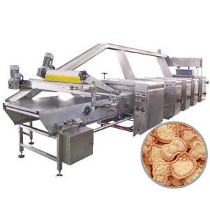 Piccola scala biscotti e biscotti maker macchina macchina biscotto linea di produzione con il prezzo basso