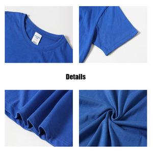 Vente en gros de t-shirts décontractés avec logo personnalisé t-shirt 100% coton t-shirt pour hommes 210 grammes de t-shirts vierges surdimensionnés en coton épais - Product Image 6