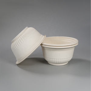 Bol à salade biodégradables en maïs, ml de haute qualité/CPLA bol de fruits jetables pour bébé à porter avec couvercle - Product Image 3