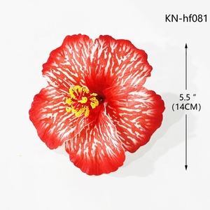 Horquilla de Hibisco Artificial, Flor de Espuma con Variedad de Colores, Pinza de Pelo con Diseño Único de Tatuaje, Excelente Calidad, Hecho a Mano, KN-hf081 - Product Image 2