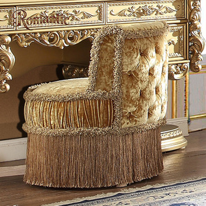 إطار سرير كلاسيكي إيطالي فاخر بحجم كينج، رائج البيع، مصنوع من الخشب الصلب الفاخر، طقم أثاث كامل لغرفة نوم الفيلا - Product Image 6