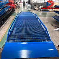 Rampe de conteneur de mini excavatrice d'excavatrice de 10t pour le quai de chargement mobile hydraulique de conteneur de chariot élévateur