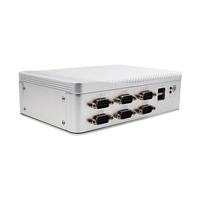 EGLOBAL Nouveau Mini PC industriel Intel Core I3-8130U Win10 DDR4 RAM MSATA SSD SATA HDD VGA HD Double affichage Double LAN 6COM US/EU/JP
