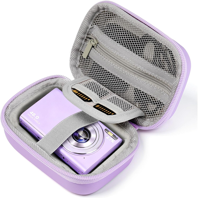 Water Resistant Eva Camera Storage Case Mesh Pocket Design Fit sony Kodak Pixpro Retro Ccd Camera