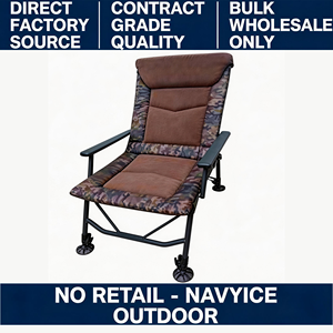 Silla Plegable para Camping con Capacidad de Carga de 200 kg, Tubo de Acero Reforzado de 22 mm, Silla de Pesca con Oxford de Alta Densidad 600D para Eventos - Product Image 2