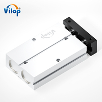 Cilindros neumáticos serie TN/TDA 32 10-130 Doble y 10-32 Diámetro de varilla doble 10mm Cilindro de varilla doble TN