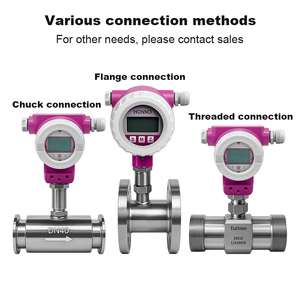 Digitale dieselstroommeter met hoge precisie, turbinebrandstofstroommeter kan worden aangesloten op PLC-turbinestroommeter - Product Image 4