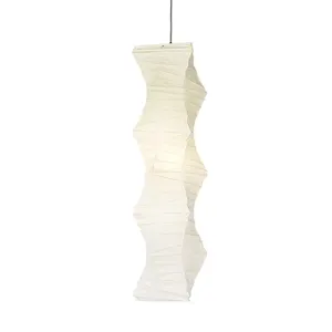 Creative handmade rice paper chandelier white paper pendant lamp lantern wedding hotel decoration