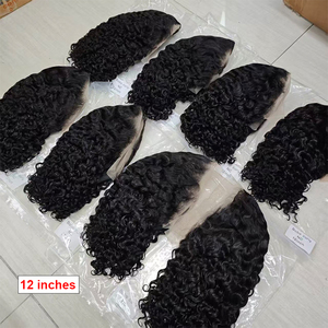 โปรโมชั่น 26$ Letsfly Glueless 13x4 Water Wave Bob วิกผมแท้แบบไม่ต้องใช้กาว  วิกผมลูกไม้รุ่นอัพเกรด ขนาด 10-16 นิ้ว สีดำธรรมชาติ ขายส่ง - Product Image 3
