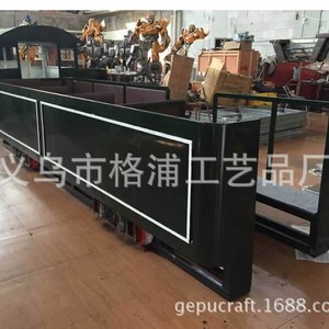 Metal Steam <b>Train</b> Model Large <b>Outdoor</b> Decoration For Shopping Mall And Theme Park Display - Product Image 5