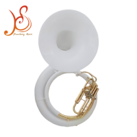 Sousaphone professionnel en fibre de verre BBb léger pour fanfare, idéal pour les performances des groupes scolaires