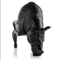 Meubles en plastique renforcé de fibre de verre de style nordique, chaise créative en forme de rhinocéros, canapé, lampe grue, pour un intérieur moderne et une ambiance conviviale, idéal pour la maison et le bureau.