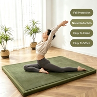 Großhandel OEM Korallenvelours Memory Foam Tatami Teppich für Wohnzimmer Yoga Rutschfeste Baby Krabbelmatte Kinder Spielmatte Bodenmatte