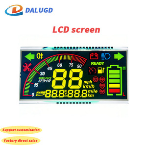 شاشة LCD مخصصة، عرض شرائح ملونة مخصصة لأجهزة القياس في المركبات الكهربائية، عرض رموز الشرائح للأجهزة القياسية - Product Image 1