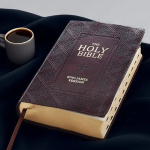 Service d'impression de livres de haute qualité avec reliure cousue en couverture rigide et dorure à chaud personnalisée pour la Bible - Product Image 3
