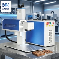 Machine de marquage au laser CO2 de bureau haute précision, idéale pour la gravure sur bois, cuir, verre