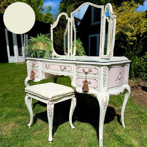Meja rias furnitur Perancis-meja rias furnitur berwarna putih - Product Image 4