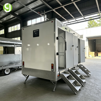 Toilettes mobiles hydrauliques Goeasy VIP, remorque de salle de bain