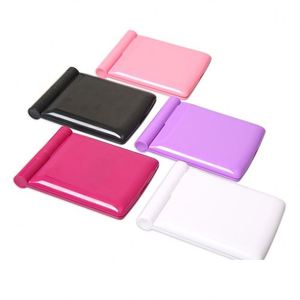 New Design 8 LED Light Lamp <b>Folder</b> Portable Pocket Makeup Mirror Cosmetic Desktop Foldable Pocket Mirror With Led Light - Product Image 5