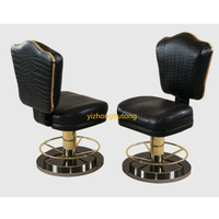 Meubles de discothèque jeu d'argent Machines à sous Poker chaises ensemble PU Casino Roulette chaises tabouret de Bar chaise de Bar haute à vendre