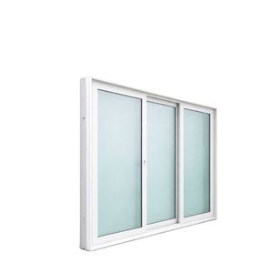 Fenêtre coulissante HOFFEN PLUS en PVC 180x110 blanche avec vitrage en filet, insonorisée, étanche et isolante thermiquement - Product Image 1