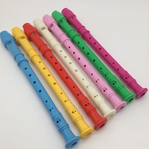 Wholesale Factory High Quality Multi Color 8 Hole Plastic Flute, Colored Children Beginner Practice Wind <b>Instrument</b> - Product Image 3