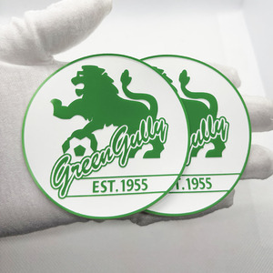 Silicone bóng đá các bản vá lỗi thời trang xuống vá Logo PVC vá huy hiệu tùy chỉnh lớn lên cao su vải quần áo nhãn - Product Image 5