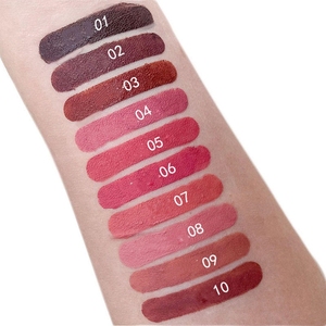 Không thấm nước màu đỏ Matte lỏng Vegan nhung Matte Vegan nhãn hiệu riêng son môi - Product Image 4