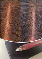 Stylo de masquage pour nœuds de perruque, outils invisibles pour dentelle, beige, pour perruques en cheveux naturels avec dessus en dentelle, masque les nœuds de perruque, logo et emballage personnalisés acceptables